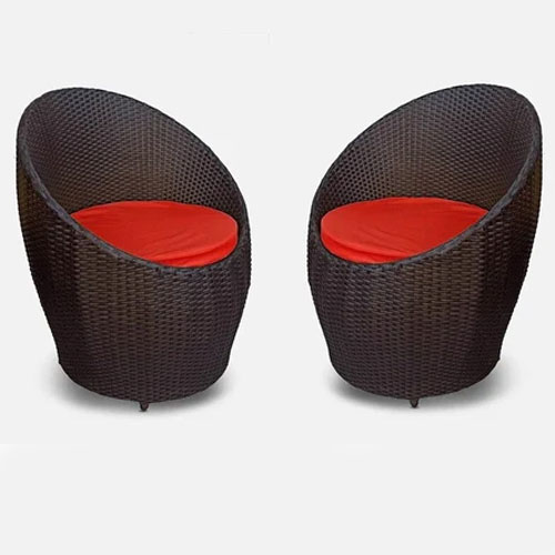Apple Chair Set Brown And Red Manufacturers in Noida