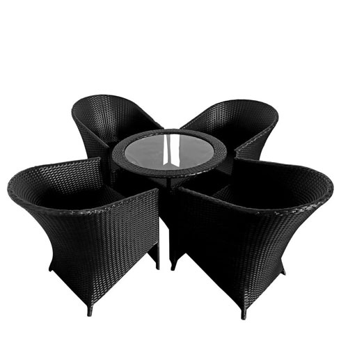 Black Outdoor Table Chair Set Manufacturers in Noida