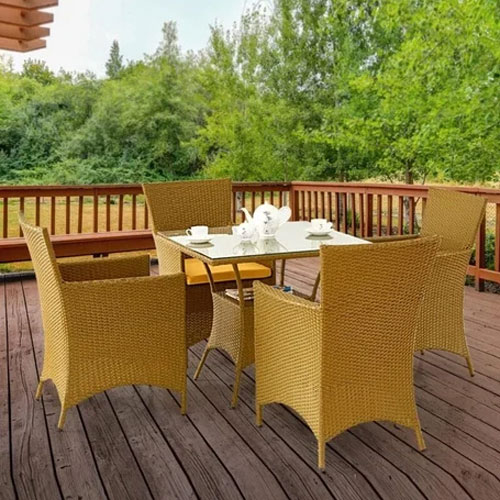 Outdoor 4 Seater Table Chair Set Manufacturers in Noida