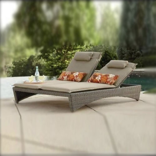 Pool Side Bed Brown Manufacturers in Noida